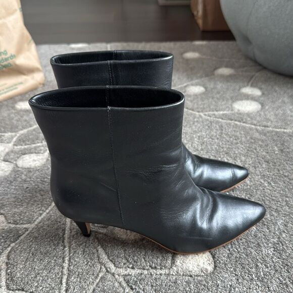 DOLCE VITA Dee Black Leather Ankle Booties, 8 - Picture 10 of 11